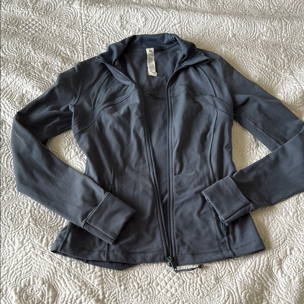 Lululemon Define Jacket Luon™ Iron Blue, Size 8